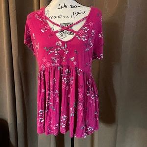 Torrid Size 0 Floral Top